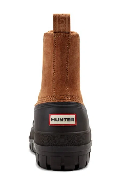 Hunter Sutton Waterproof Duck Boot In Brown