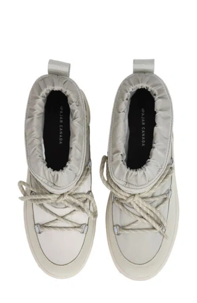 Pajar Galaxy Mini Waterproof Platform Ankle Bootie In Gray