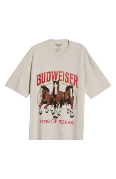 Junk Food Budweiser Graphic T-shirt In White
