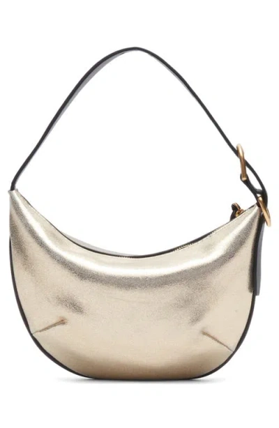 Rag & Bone Small Mercer Leather Hobo Bag In Gold