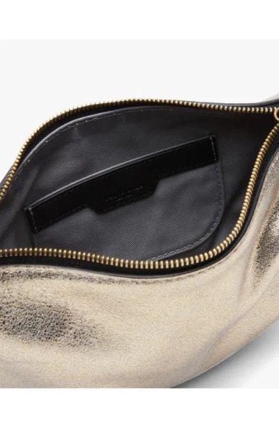 Rag & Bone Small Mercer Leather Hobo Bag In Gold
