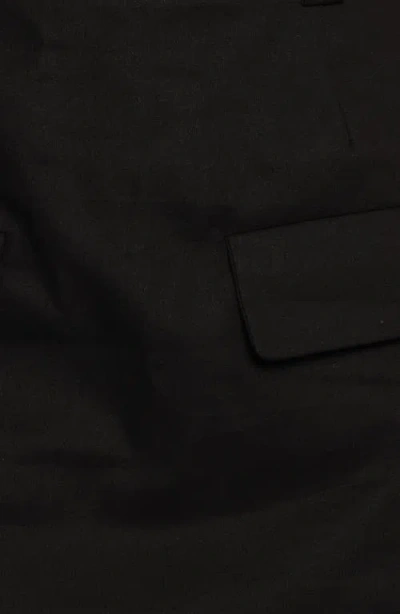 Petal And Pup Petal & Pup Brielle Cotton & Linen Miniskort In Black