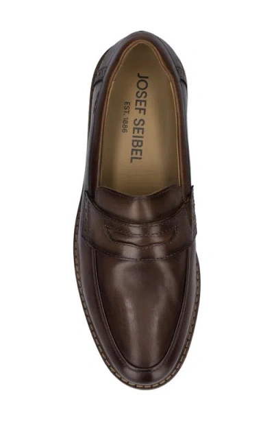 Josef Seibel Tyler 10 Penny Loafer In Brown