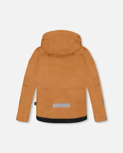 Deux Par Deux Boy Two-piece Teknik Snowsuit In Black