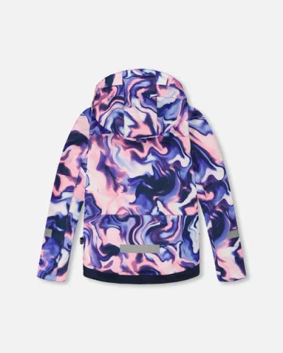 Deux Par Deux Girl Two-piece Teknik Snowsuit In Multi