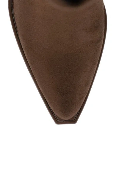 Mia Women's Morgann Pointed Toe Studded Western Boots In Brown