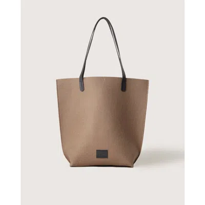 Graf & Lantz Graf Lantz Hana Merino Wool Tote In Brown