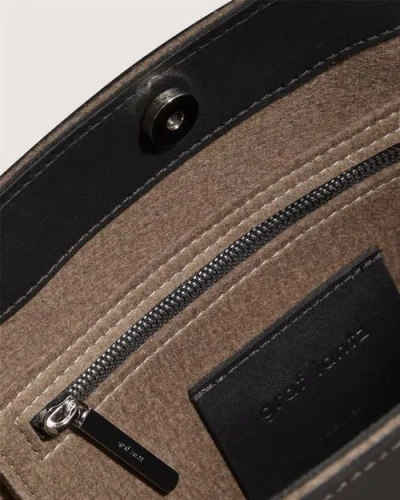 Graf & Lantz Graf Lantz Frankie Merino Wool Tote In Brown