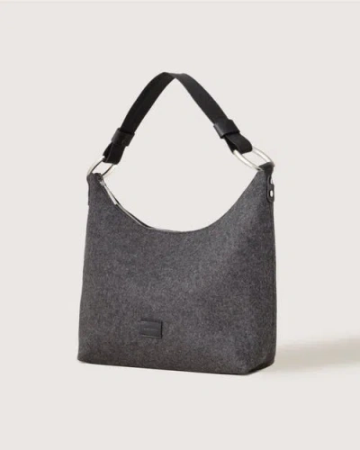 Graf & Lantz Graf Lantz Hana Merino Wool Hobo Bag In Gray