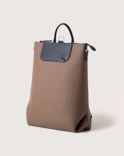 Graf & Lantz Graf Lantz Bedford Merino Wool Backpack In Brown