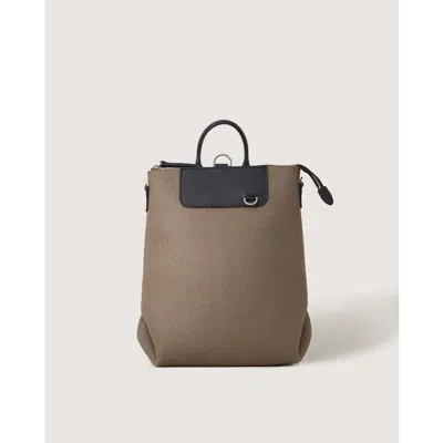 Graf & Lantz Graf Lantz Bedford Merino Wool Midi Backpack In Brown