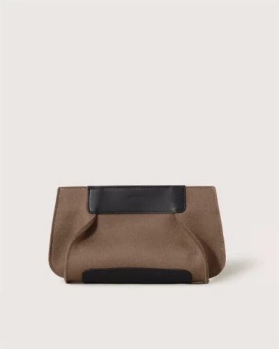 Graf & Lantz Graf Lantz Frankie Merino Wool Clutch In Brown