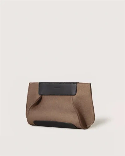 Graf & Lantz Graf Lantz Frankie Merino Wool Clutch In Brown
