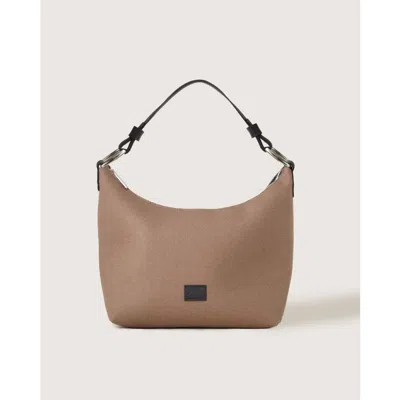 Graf & Lantz Graf Lantz Hana Merino Wool Hobo Bag In Brown