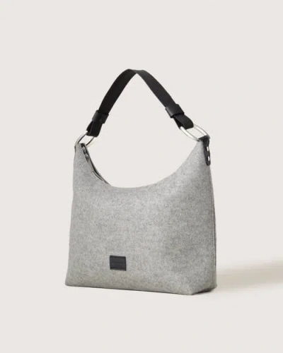 Graf & Lantz Graf Lantz Hana Merino Wool Hobo Bag In Gray