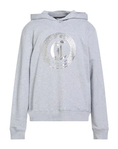 Just Cavalli Man Sweatshirt Light Grey Size 3xl Cotton In Gray