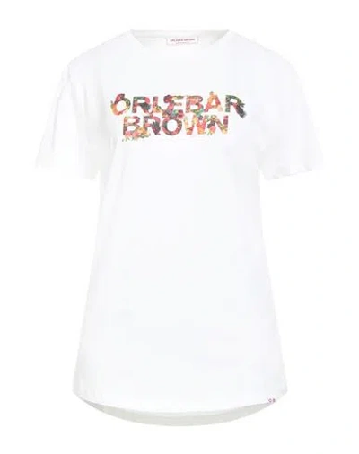 Orlebar Brown Woman T-shirt Ivory Size S Cotton In White