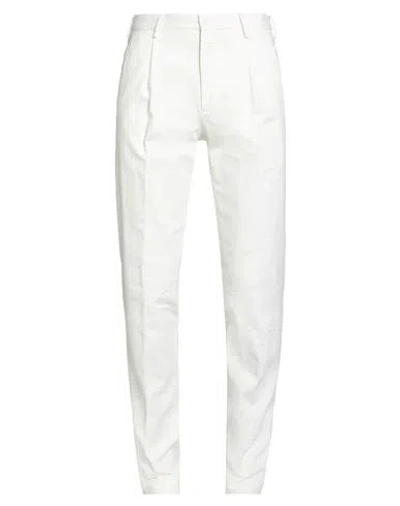 Incotex By Slowear Man Pants White Size 42 Cotton, Elastane In White