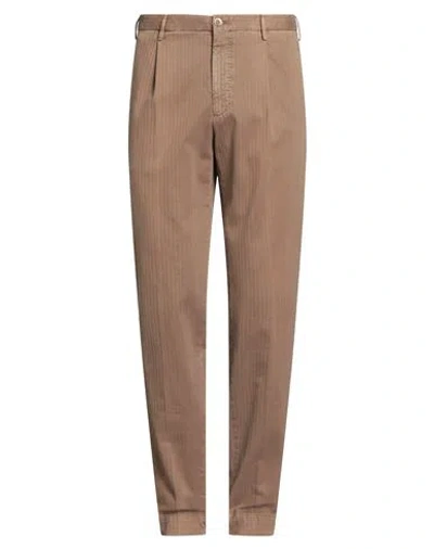 Incotex By Slowear Man Pants Camel Size 40 Cotton, Elastane In Brown