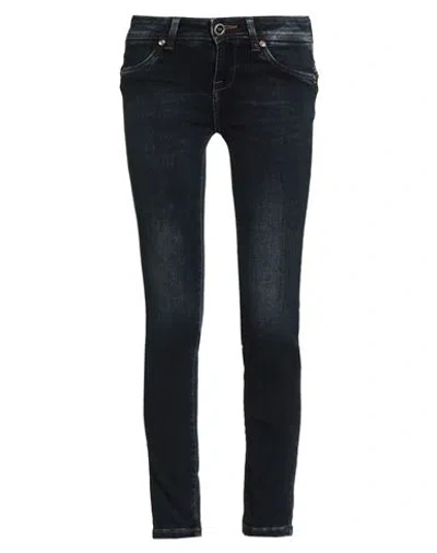 Gaudì Jeans Woman Jeans Blue Size 26 Cotton, Elastomultiester, Elastane In Black