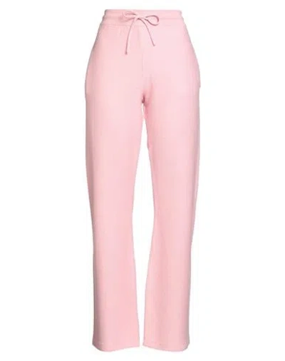Versace Knitted Bootcut Sweatpants With Elastic Waistband In Pink