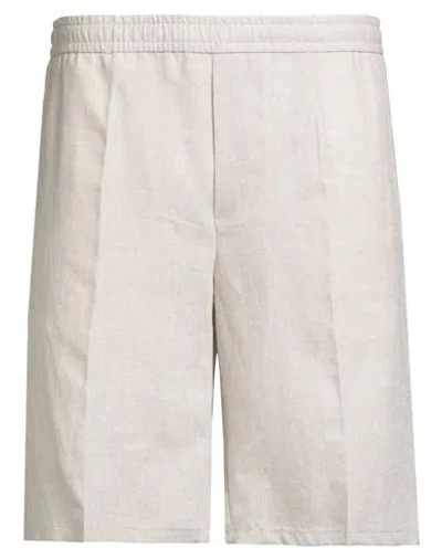 Liu •jo Man Man Shorts & Bermuda Shorts Beige Size 40 Linen In Neutral