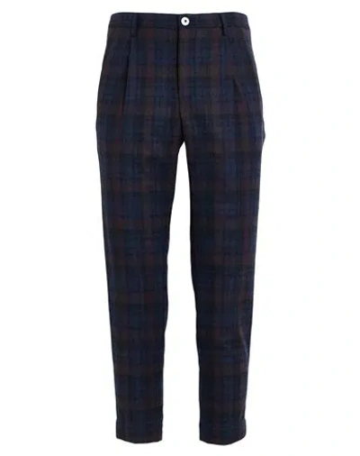 Incotex By Slowear Man Pants Navy Size 38 Virgin Wool, Polyamide In Blue