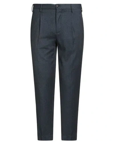 Incotex By Slowear Man Pants Navy Size 38 Virgin Wool In Blue