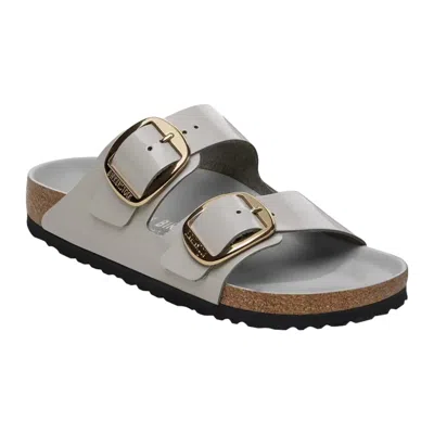 Birkenstock Arizona Big Buckle Shine Blue In Gray