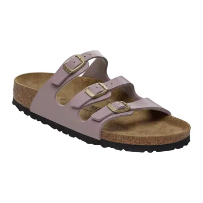 Birkenstock Florida Triple-strap Sandals In Purple