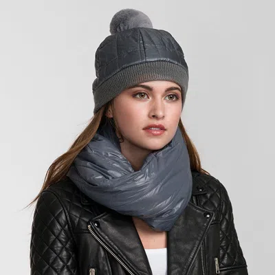 Fashnzfab Solid Scarf In Gray
