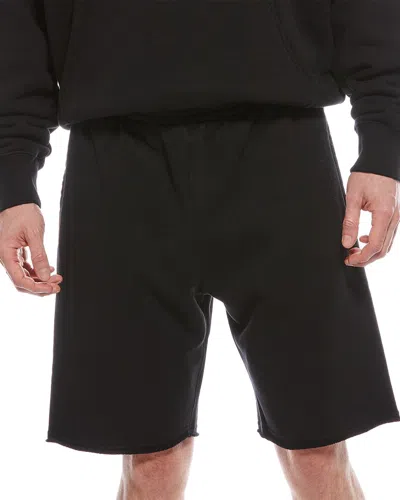Off-white Diagonal Pocket Sweatshort In Black