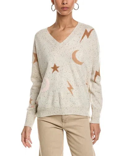 Brodie Cashmere Midnight Sky Cashmere Sweater In Multi