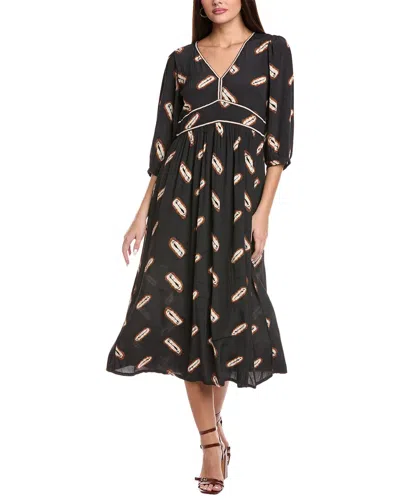 Ba&sh Cassiopee Midi Dress In Blue