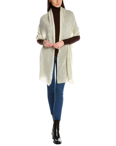 Portolano Lightweight Cashmere Wrap In Metallic