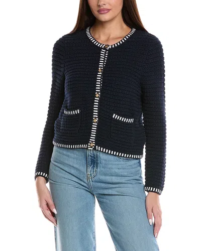 Ba&sh Geffrey Cardigan In Blue