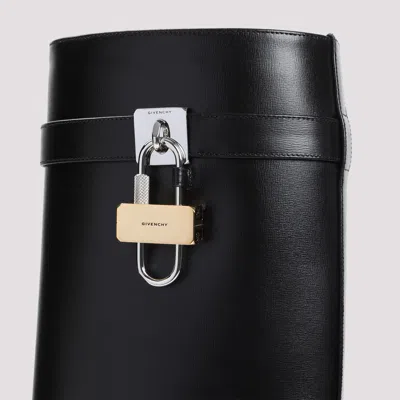 Givenchy High-heeled Boots With Structured Silhouette And Decorative Detail In Black