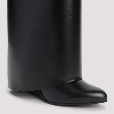 Givenchy High-heeled Boots With Structured Silhouette And Decorative Detail In Black