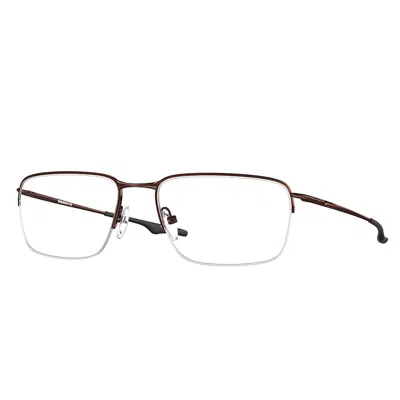 Oakley Ox 5148 514807 56mm Mens Square Eyeglasses 56mm In Brown