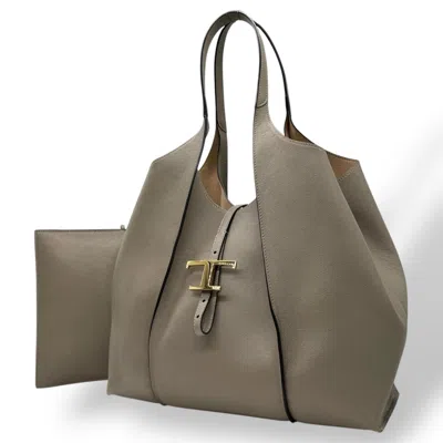 Pre-owned Tod's Leather Handbag Pouch Tote Bag () In Multi