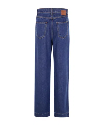 P.a.r.o.s.h Parosh Soft Jeans In Blue