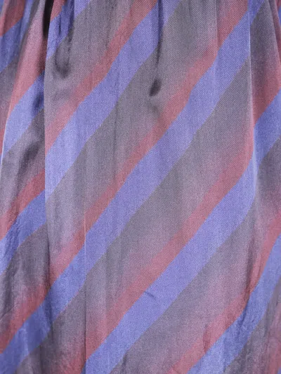 Dries Van Noten "puvis Bis Long 2256" Stripe Printed Trousers In Multi