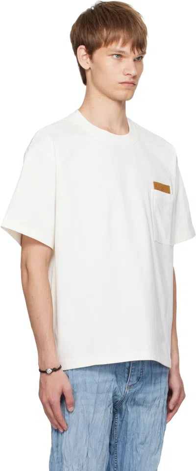 Bottega Veneta Pima Cotton Jersey T-shirt In White