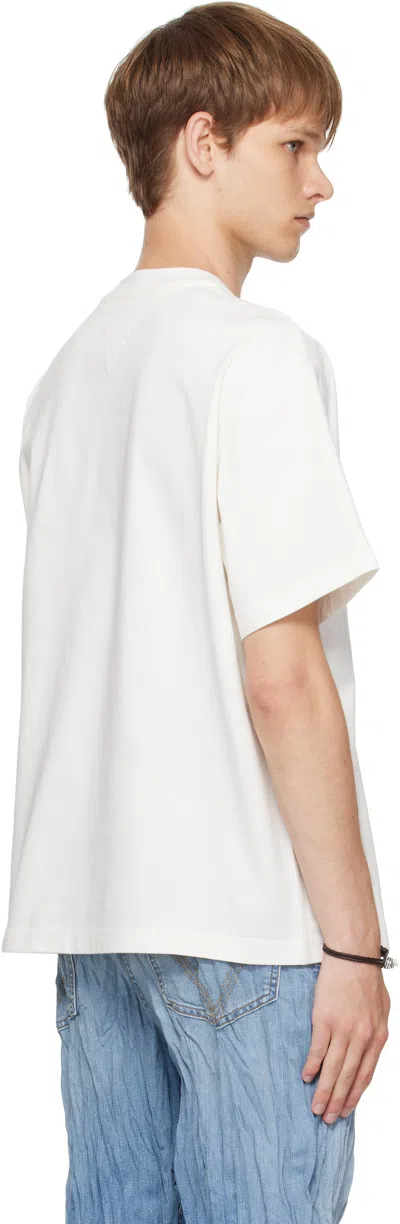 Bottega Veneta Pima Cotton Jersey T-shirt In White