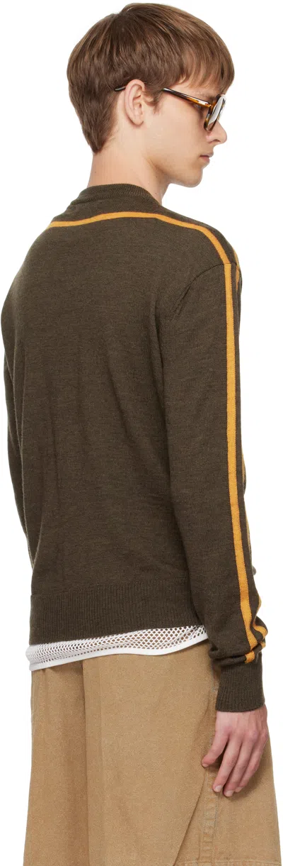 Gimaguas Brown Sport Sweater In Brown