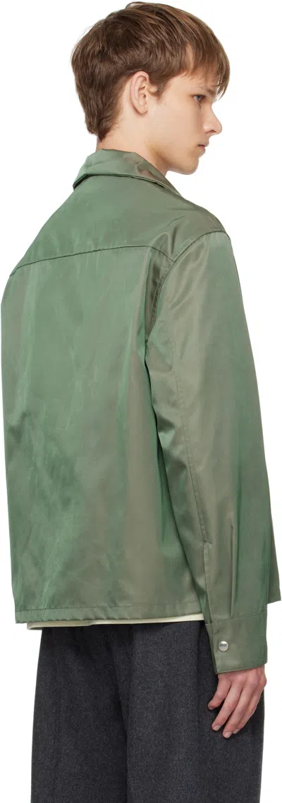 Jil Sander Zip Jacket In Green