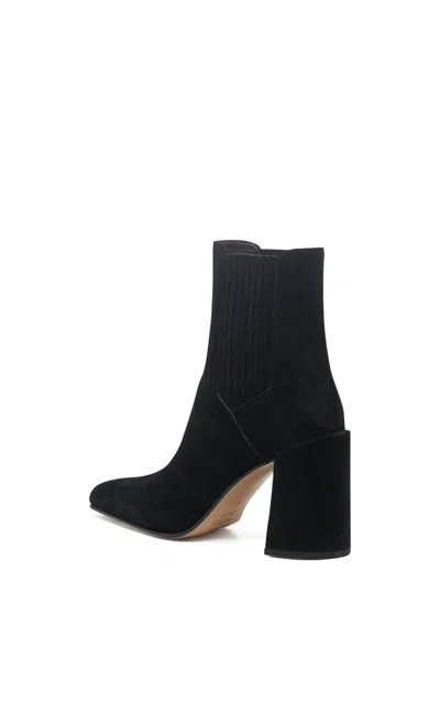 Gabriela Hearst Luke High Heel Ankle Boot In Black Suede In Black