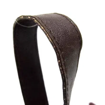 Pre-owned Bvlgari Brown Canvas Leather Shoulder Bag ()