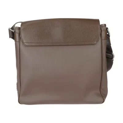 Pre-owned Bvlgari Brown Pvc Leather Messenger Bag Shoulder Bag ()