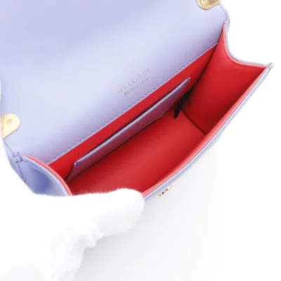 Pre-owned Bvlgari Purple Leather Shoulder Bag ()